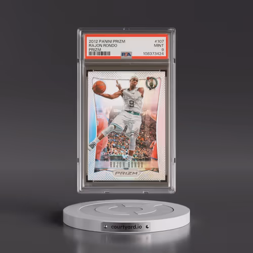 2012 Panini Prizm #107 Rajon Rondo - Prizm (PSA 9 MINT)