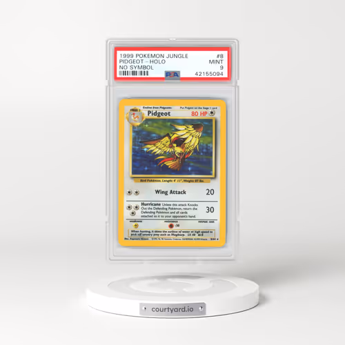 1999 Jungle #8 Pidgeot - Holo No Symbol (PSA 9 MINT)