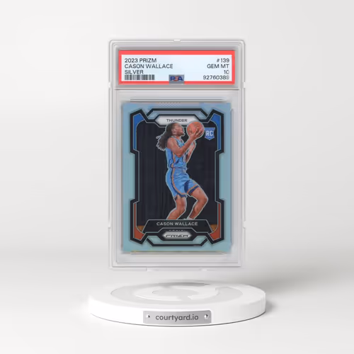 2023 Panini Prizm #139 Cason Wallace - Silver Prizm (PSA 10 GEM MINT)