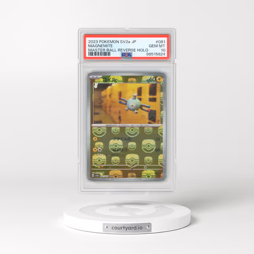 2023 Pokémon Card 151 #081 Magnemite - Reverse Holo Master Ball (PSA 10 GEM MINT)