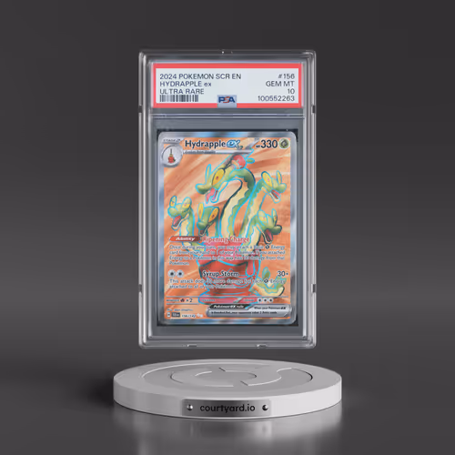 2024 Pokémon Scr EN-Stellar Crown #156 Hydrapple EX - Holo Ultra Rare (PSA 10 GEM MINT)