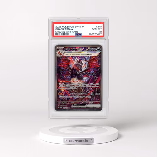 2023 Pokémon Sv4a-Shiny Treasure EX #349 Charizard EX - Holo Special Art Rare (PSA 10 GEM MINT)