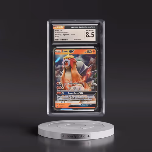 2017 Shining Legends #10/73 Entei GX - Holo (CGC 8.5 NM-MT+)
