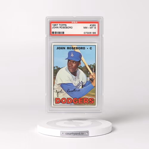 1967 Topps #365 John Roseboro (PSA 8 NM-MT)