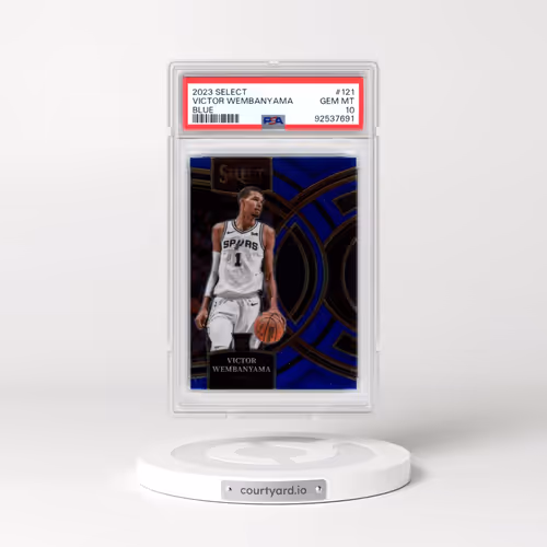 2023 Panini Select #121 Victor Wembanyama - Blue (PSA 10 GEM MINT)