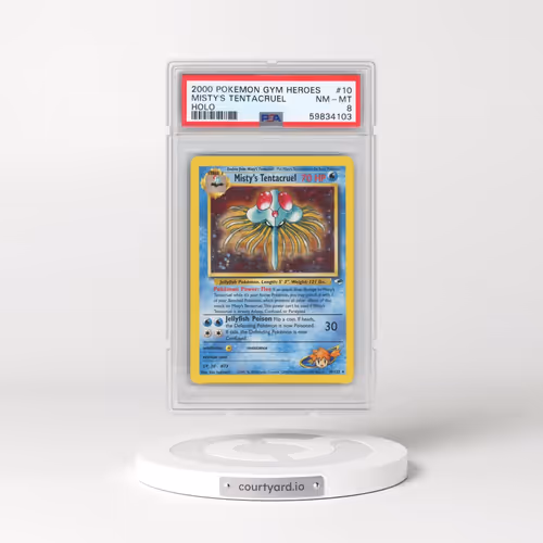 2000 Pokémon Gym Heroes #10 Misty's Tentacruel - Holo (PSA 8 NM-MT)