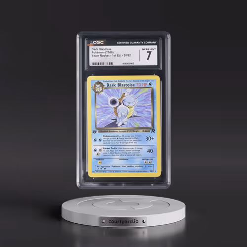 2000 Team Rocket #20/82 Dark Blastoise - 1st Edition 1st Edition (CGC 7 NM)