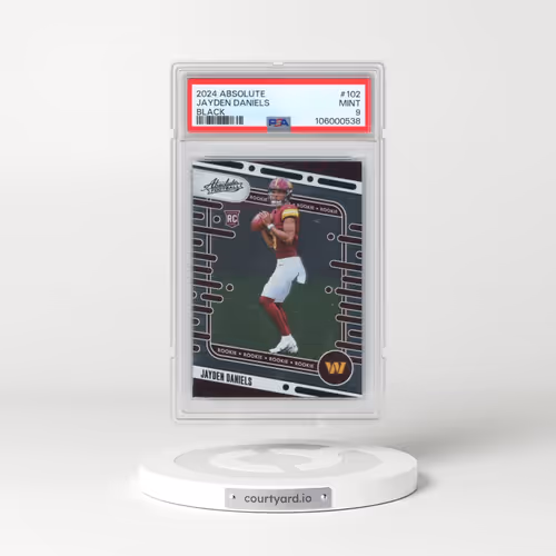 2024 Panini Absolute #102 Jayden Daniels - Black (PSA 9 MINT)