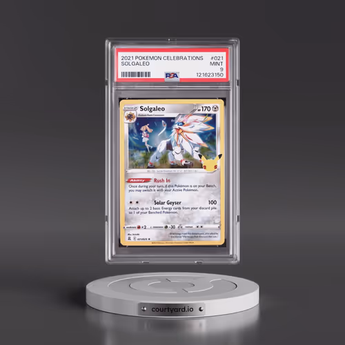 2021 Pokémon Celebrations #021 Solgaleo (PSA 9 MINT)