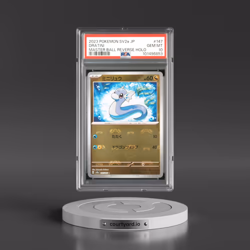 2023 Pokémon Sv2a-Pokemon 151 #147 Dratini - Reverse Holo Master Ball (PSA 10 GEM MINT)