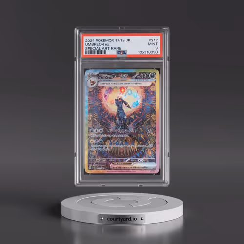 2024 Pokémon Sv8a-Terastal Fest EX #217 Umbreon EX - Holo Special Art Rare (PSA 9 MINT)