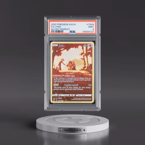2022 Pokémon Sword & Shield Silver Tempest #TG04 Jynx - Full Art (PSA 9 MINT)