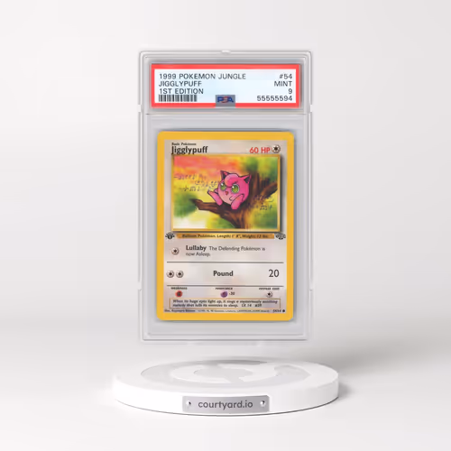 1999 Pokémon Jungle #54 Jigglypuff - 1st Edition (PSA 9 MINT)