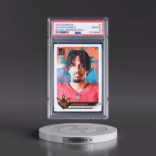 2024 Panini Donruss Rookie Gridiron Kings #1 Jayden Daniels (PSA 10 GEM MINT)