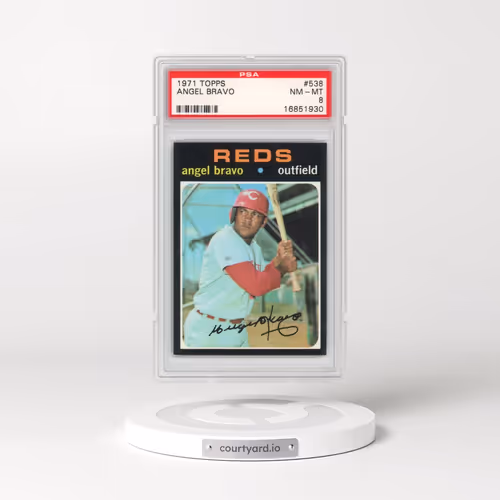 1971 Topps #538 Angel Bravo (PSA 8 NM-MT)