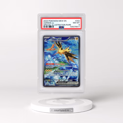 2023 Pokémon Mew EN-151 #202 Zapdos EX - Holo Special Illustration Rare (PSA 8 NM-MT)