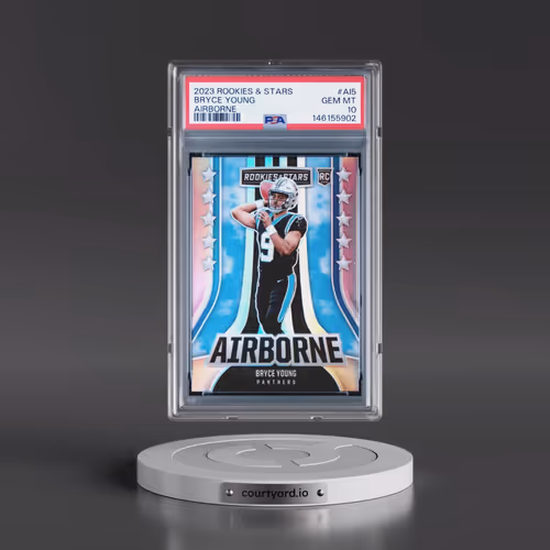 2023 Panini Rookies & Stars Airborne #AI5 Bryce Young (PSA 10 GEM MINT)
