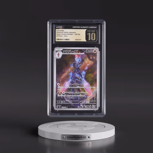 2024 Super Electric Breaker - sv8 #109/106 Ceruledge - Art Rare Holo (CGC 10 PRISTINE)