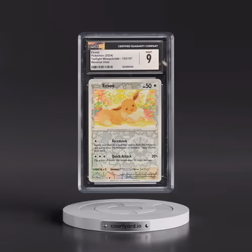 2024 Twilight Masquerade - TWM EN #135/167 Eevee - Reverse Holo (CGC 9 MINT)