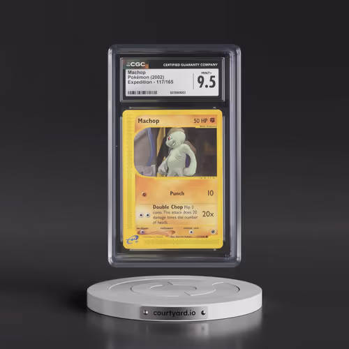 2002 Expedition #117/165 Machop (CGC 9.5 MINT+)