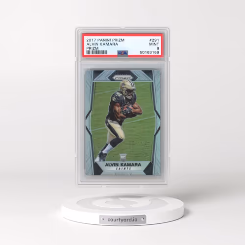 2017 Panini Prizm #291 Alvin Kamara - Prizm (PSA 9 MINT)