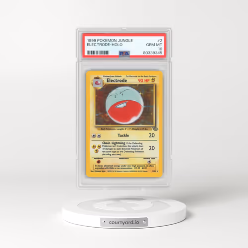 1999 Pokémon Jungle #2 Electrode - Holo (PSA 10 GEM MINT)