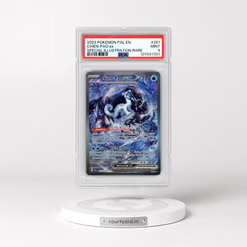 2023 Pokémon Pal EN-Paldea Evolved #261 Chien-Pao EX - Holo Special Illustration Rare (PSA 9 MINT)