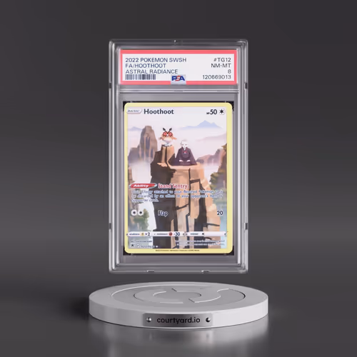 2022 Pokémon Sword & Shield Astral Radiance #TG12 Hoothoot - Full Art (PSA 8 NM-MT)