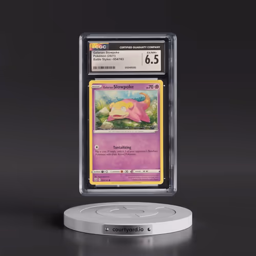 2021 Battle Styles #054/163 Galarian Slowpoke (CGC 6.5 EX-NM+)