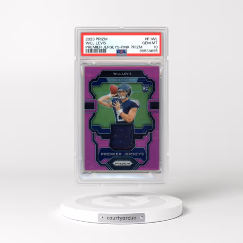 2023 Panini Prizm Premier Jerseys #PJWL Will Levis - Pink Prizm (PSA 10 GEM MINT)
