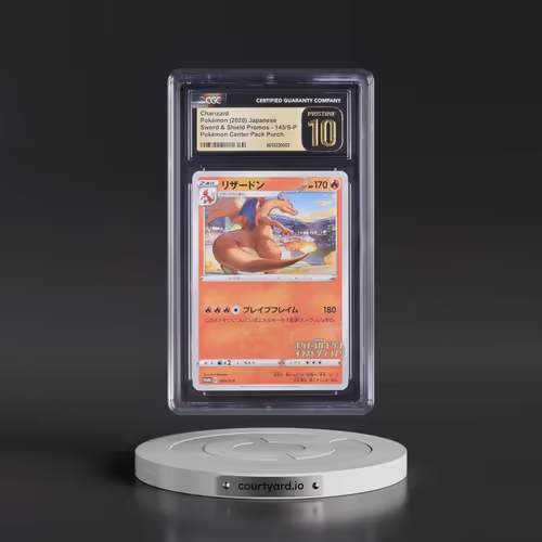 2019 Sword & Shield Promos #143/S-P Charizard - Pokémon Center Pack Purchase (CGC 10 PRISTINE)
