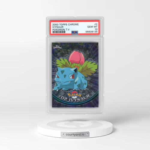 2000 Topps Chrome Pokémon T.V. #2 Ivysaur (PSA 10 GEM MINT)