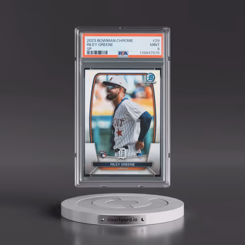 2023 Bowman Chrome #29 Riley Greene - SP (PSA 9 MINT)