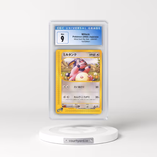 2002 Wind from the Sea #068/087 Miltank - 1st Edition (CGC 9 MINT)