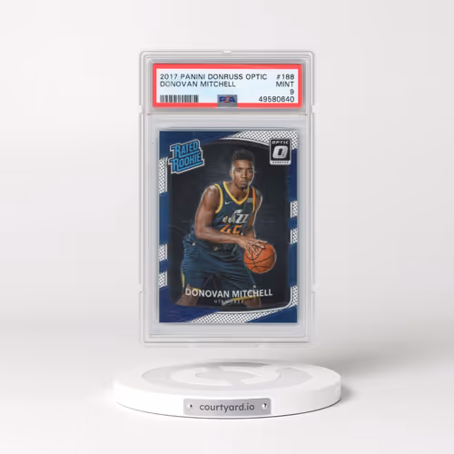 2017 Panini Donruss Optic #188 Donovan Mitchell (PSA 9 MINT)