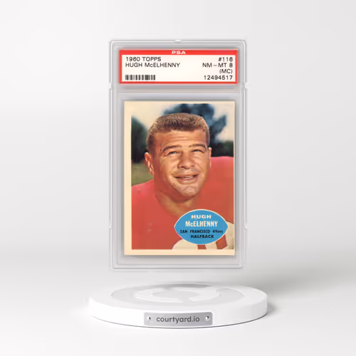 1960 Topps #116 Hugh McElhenny (PSA 8 NM-MT)