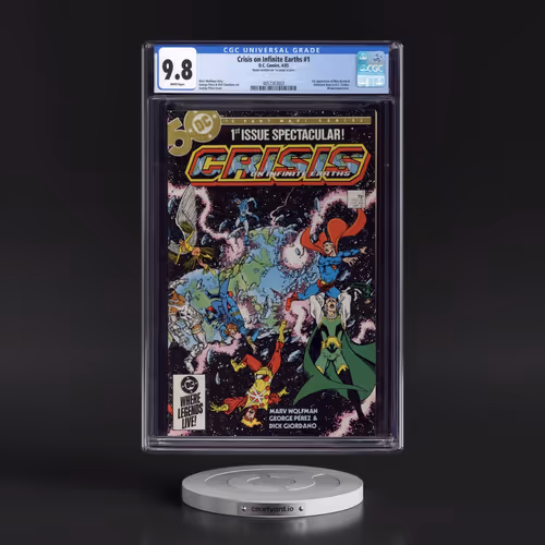 Crisis on Infinite Earths #1 CGC 9.8 White Pages (DC Comics, 4/85) - Universal
