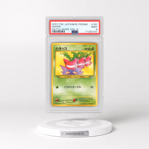 2001 Pokémon Promo #187 Hoppip - Natta Wake Vol. 5 (PSA 9 MINT)