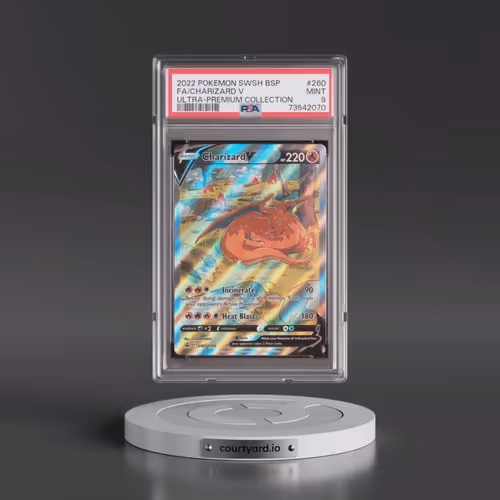 2022 Pokémon Swsh Black Star Promo #260 Charizard V - Holo Full Art Sword & Shield Ultra-Premium Col