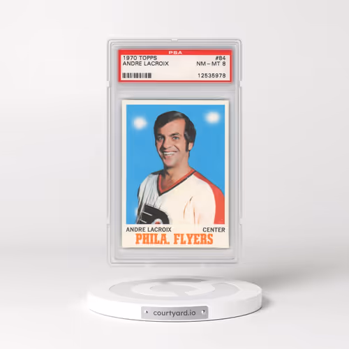 1970 Topps #84 Andre Lacroix (PSA 8 NM-MT)