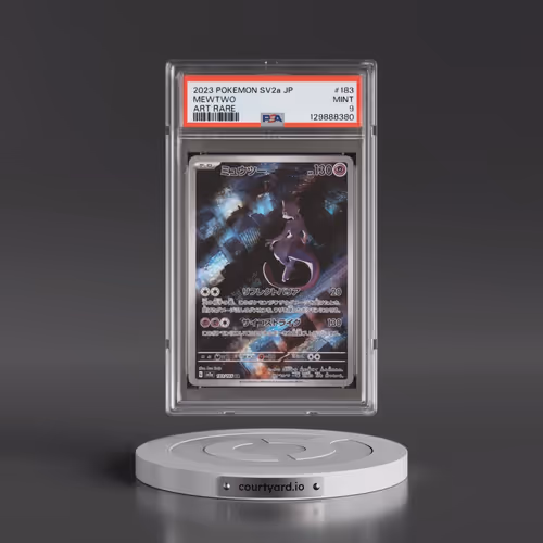 2023 Pokémon Sv2a-Pokémon 151 #183 Mewtwo - Art Rare (PSA 9 MINT)