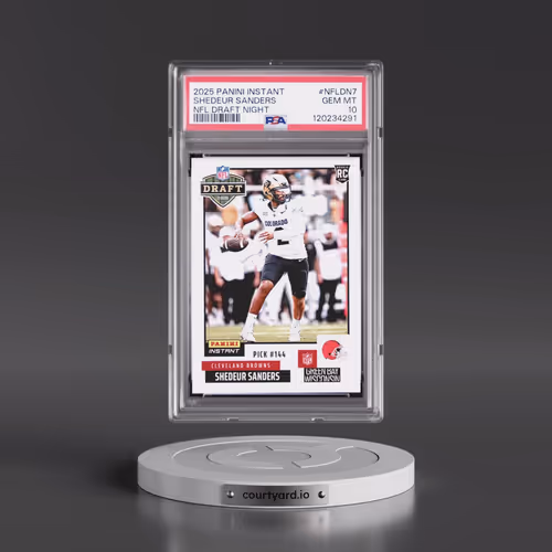 2025 Panini Instant NFL Draft Night #NFLDN7 Shedeur Sanders (PSA 10 GEM MINT)
