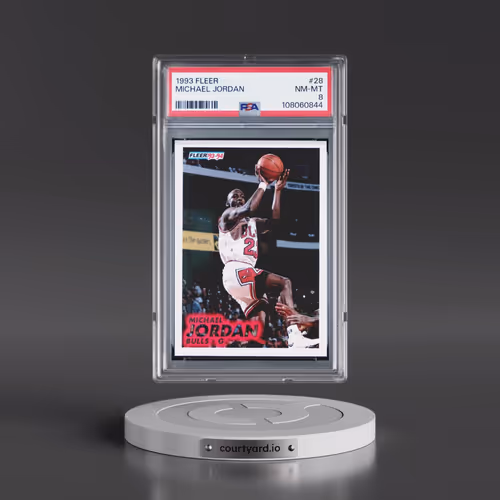 1993 Fleer #28 Michael Jordan (PSA 8 NM-MT)