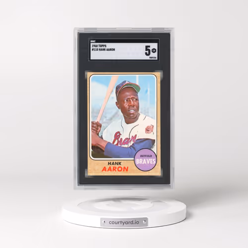 1968 Topps #110 Hank Aaron (SGC 5 EX)