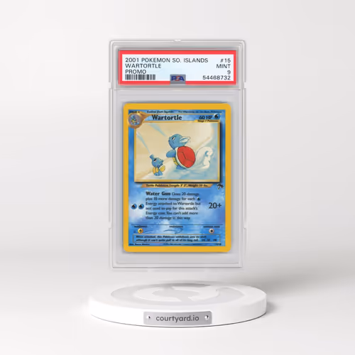 2001 Pokémon Southern Islands Promo #15 Wartortle (PSA 9 MINT)