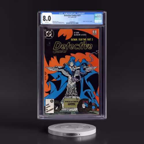 Detective Comics #577 CGC 8.0 White Pages (DC Comics, 8/87) - Universal