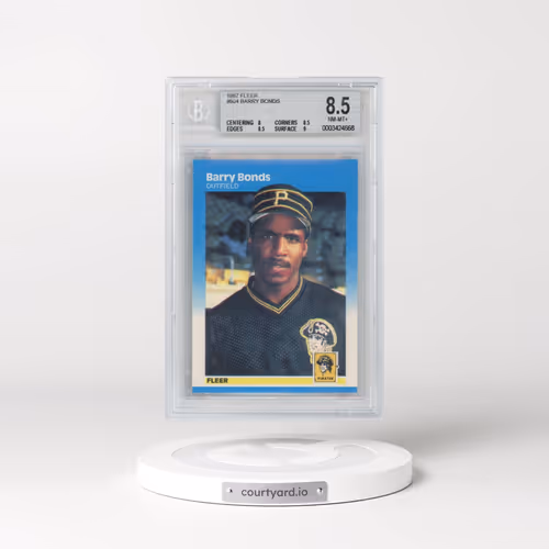 1987 Fleer #604 Barry Bonds (BGS 8.5 NM-MT+)