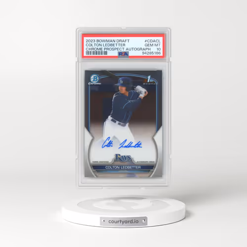 2023 Bowman Draft Chrome Prospect Autograph #CDACL Colton Ledbetter (PSA 10 GEM MINT)