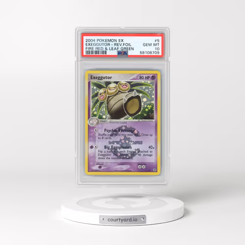 2004 Pokémon EX Fire Red & Leaf Green #5 Exeggutor - Reverse Foil (PSA 10 GEM MINT)