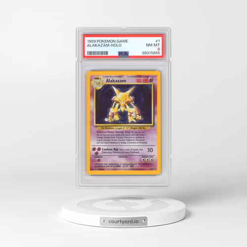 1999 Pokémon Game #1 Alakazam - Holo (PSA 8 NM-MT)